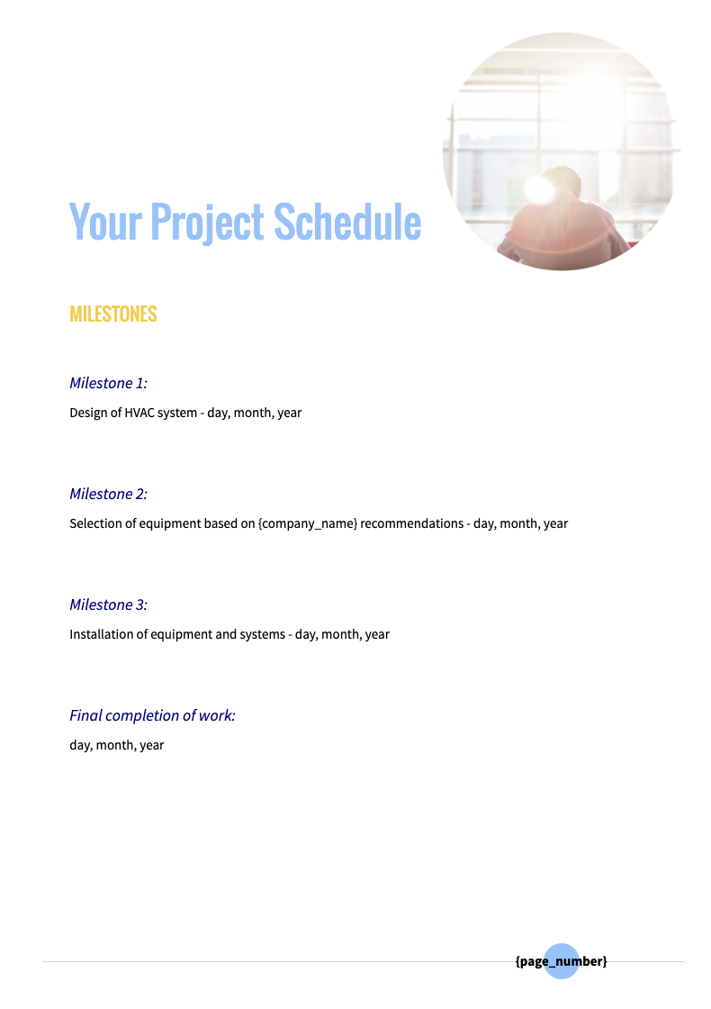 HVAC Proposal Template